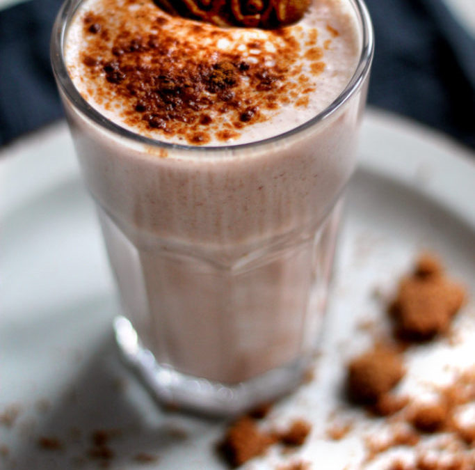 Stoofperensmoothie met speculaas