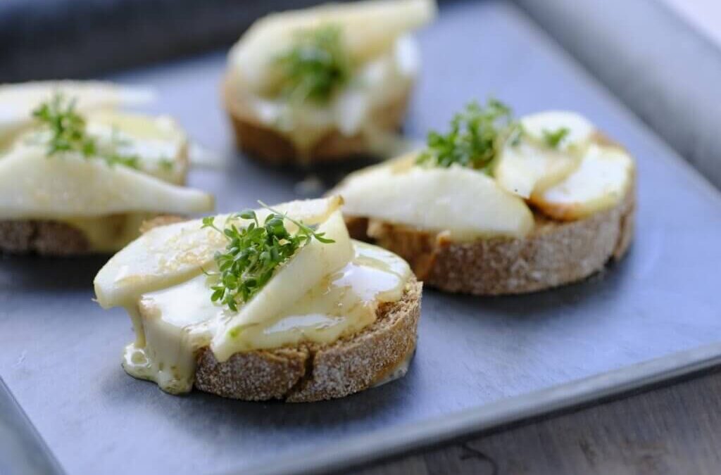 Crème brulée van gesmolten Epoise op speltbrood