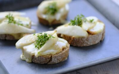 Crème brulée van gesmolten Epoise op speltbrood