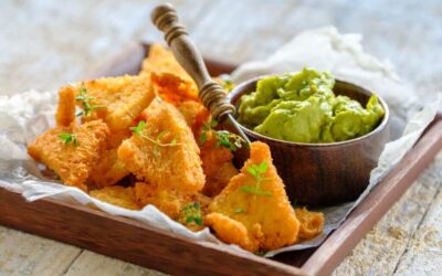 Broodchips met guacemole